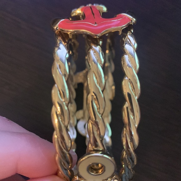 Lily Pulitzer Tri-Color Anchor Bangle - Picture 7 of 10